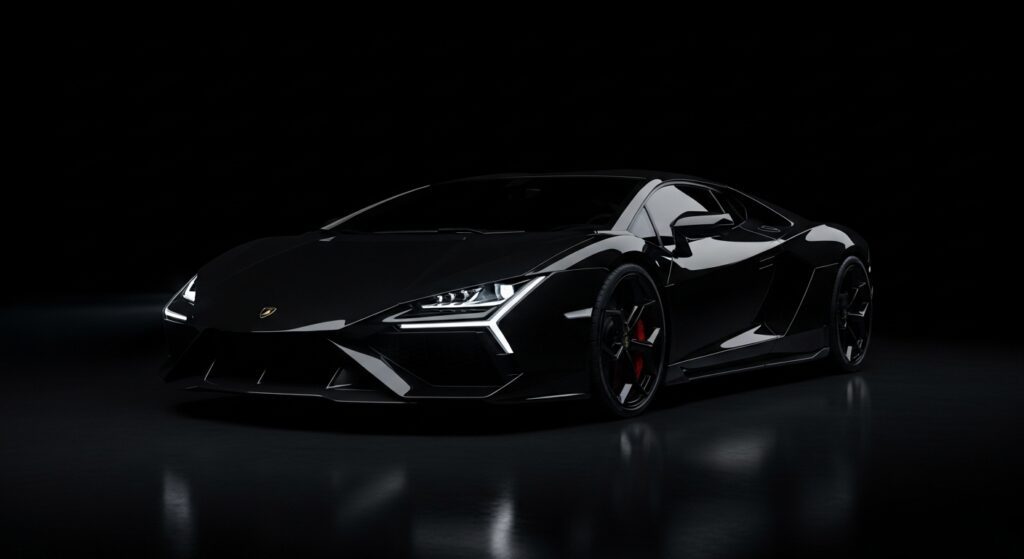 Lamborghini car with sleek design.