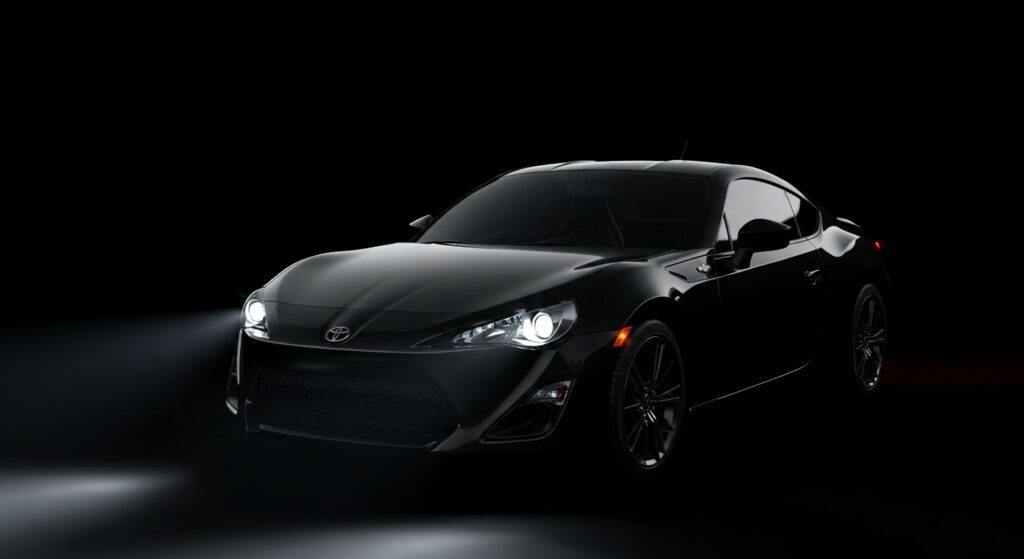 Toyota with modern design.