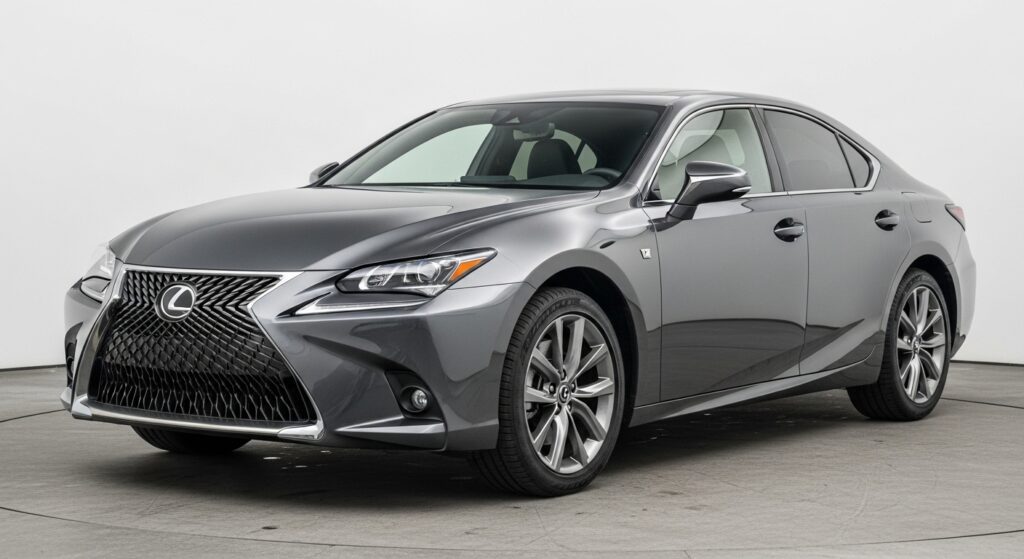 Silver lexus