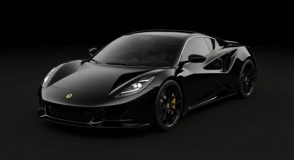 Lotus car with sleek design.