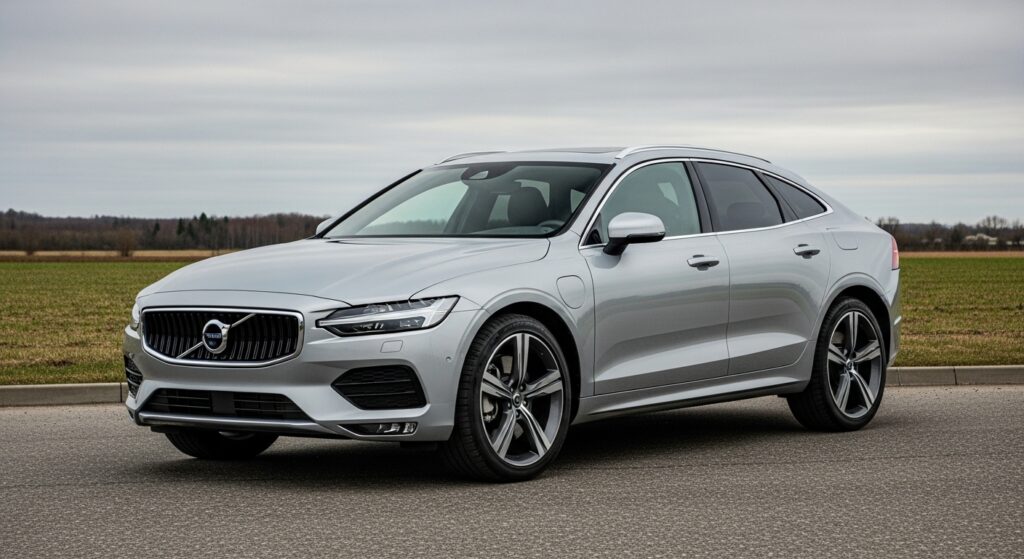 Volvo in road