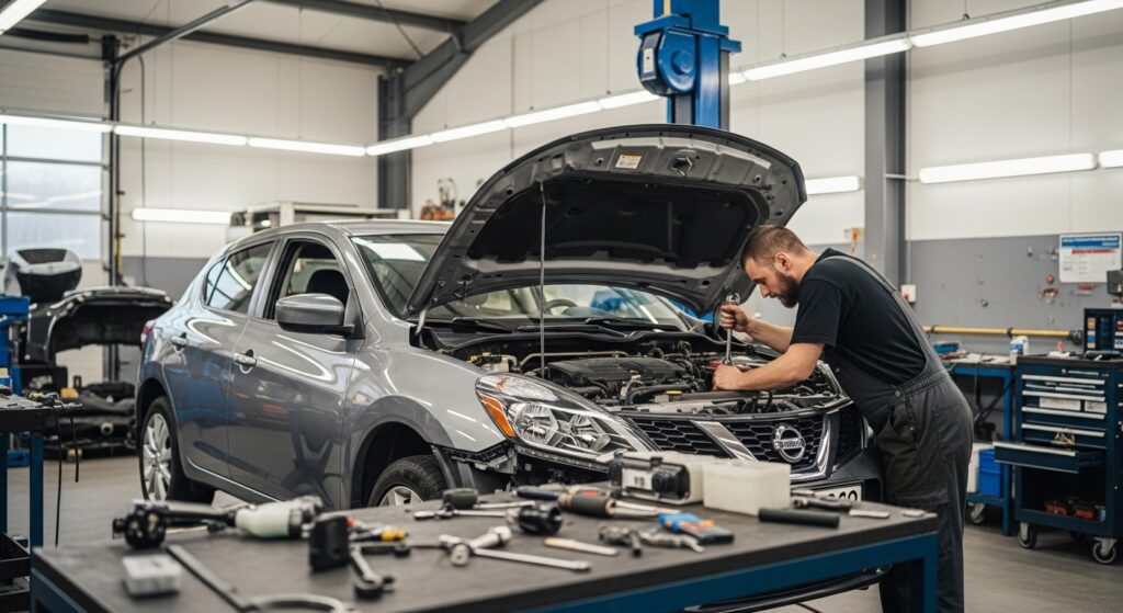 Nissan engine repairing