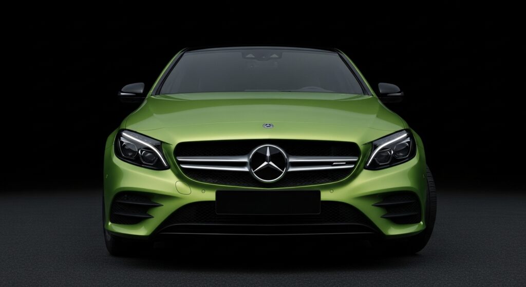 Fort view of Mercedes benz