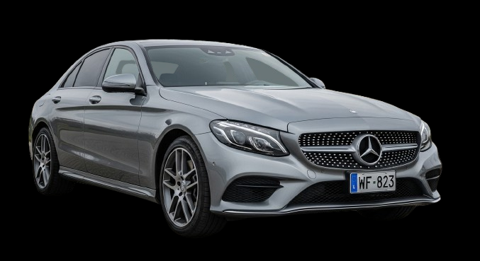 Sillver Mercedes AMG