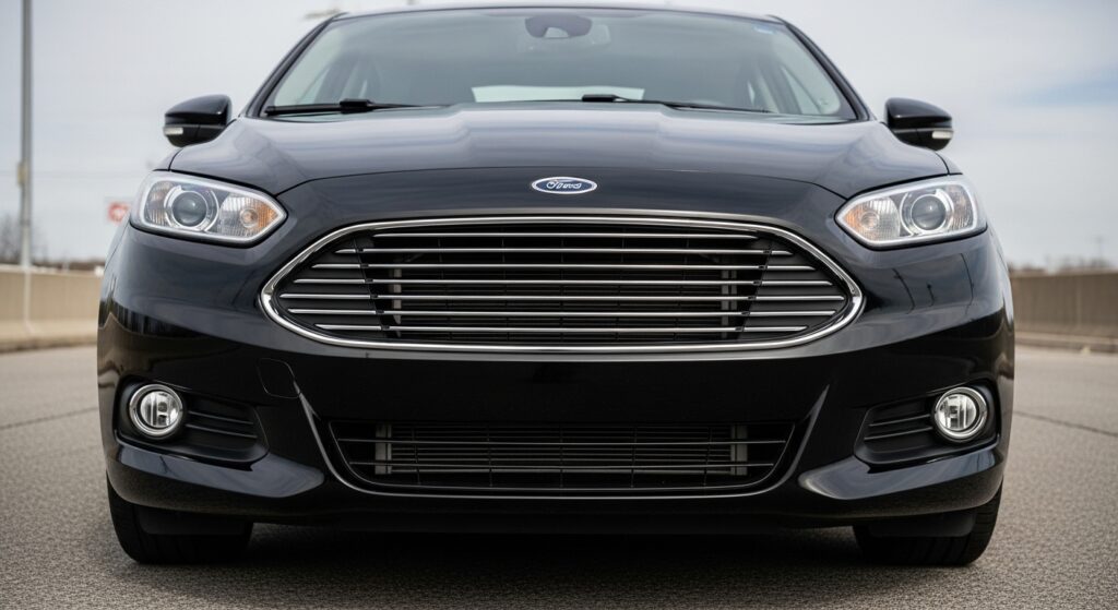 Front of Ford on road