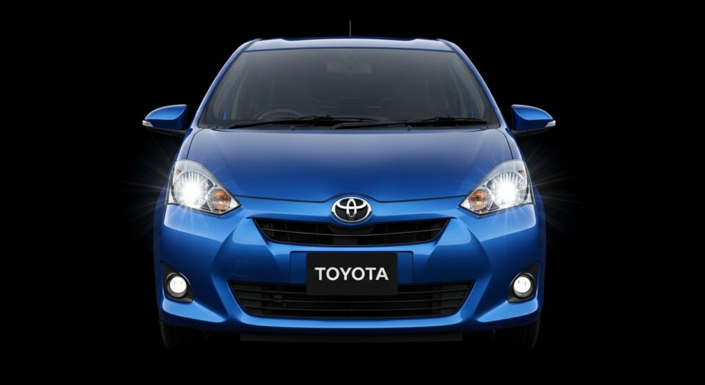 Blue toyota