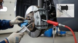 Vehicle brake service