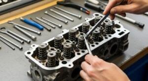 Engine maintenance work